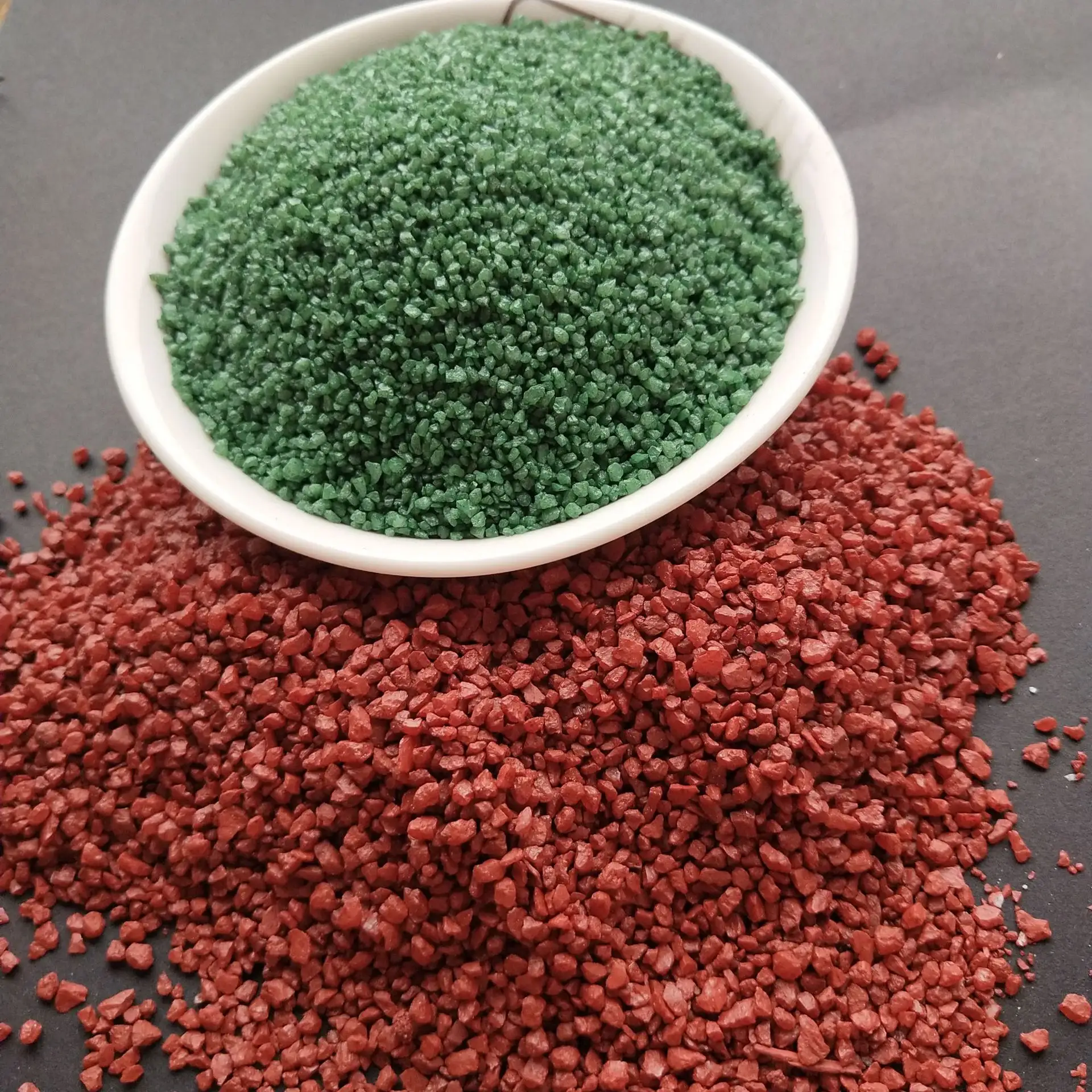 Ceramic particles are tiny particles made from ceramic materials,